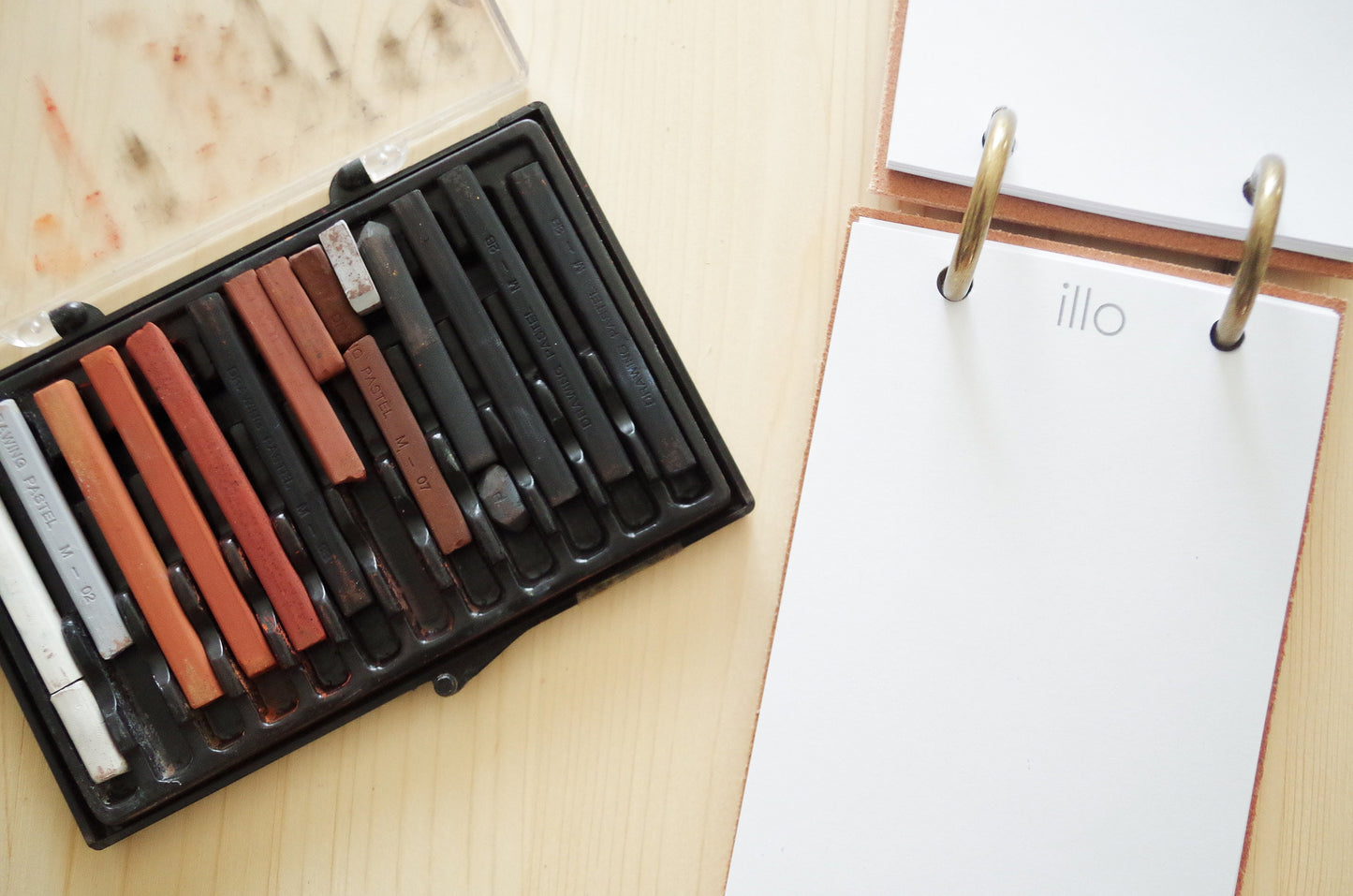 Refillable Reporter Notebook, Russet