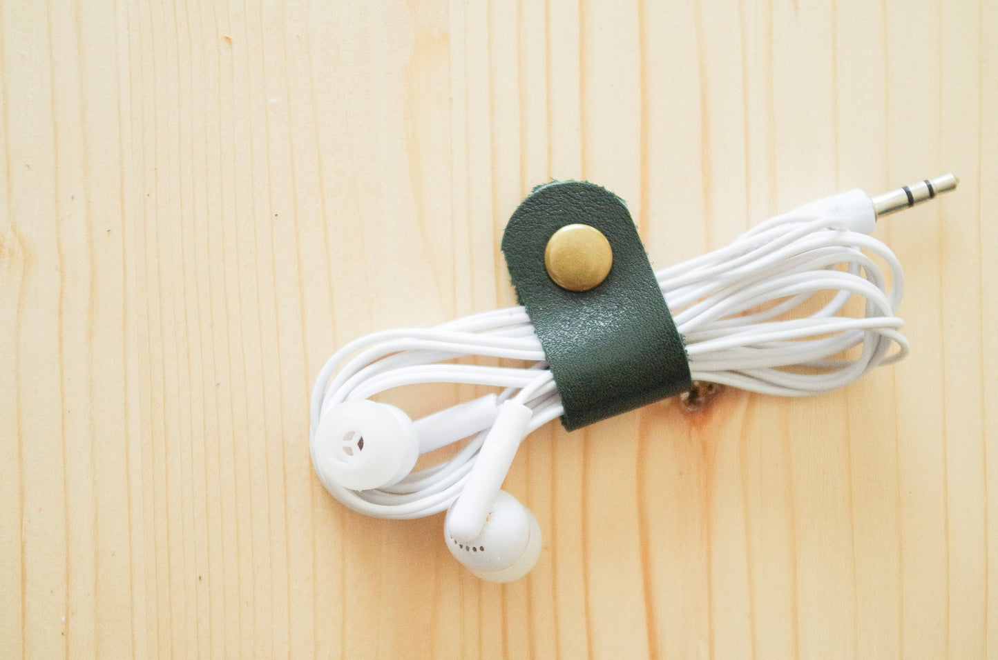 Cord Clip in Dark Green