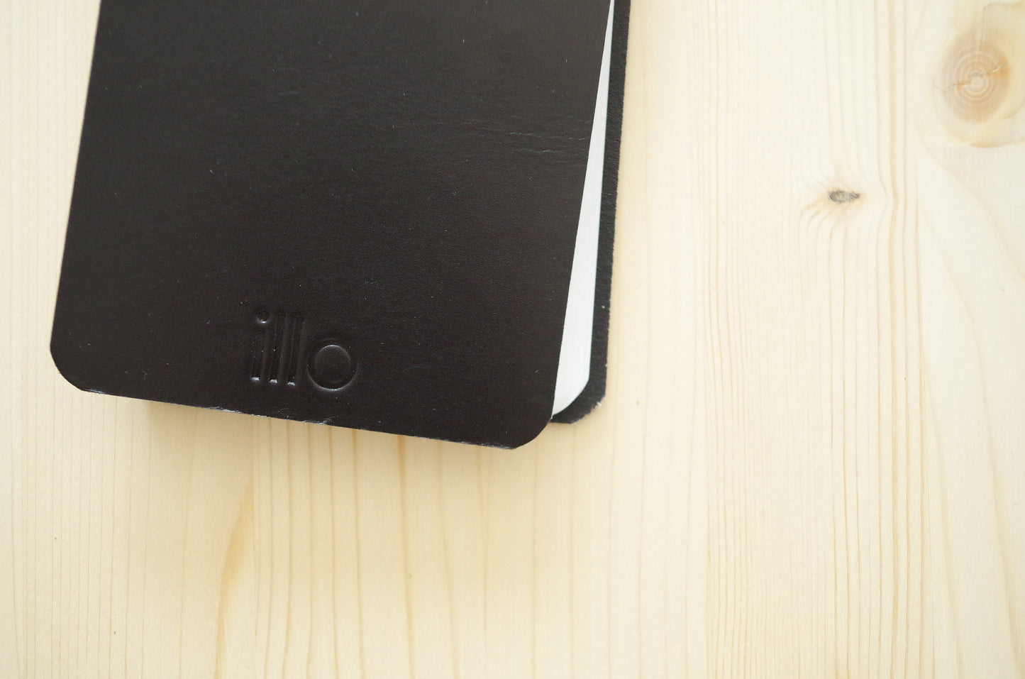 Refillable Reporter Notebook, Black