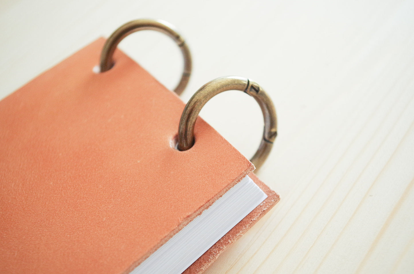 Refillable Reporter Notebook, Russet