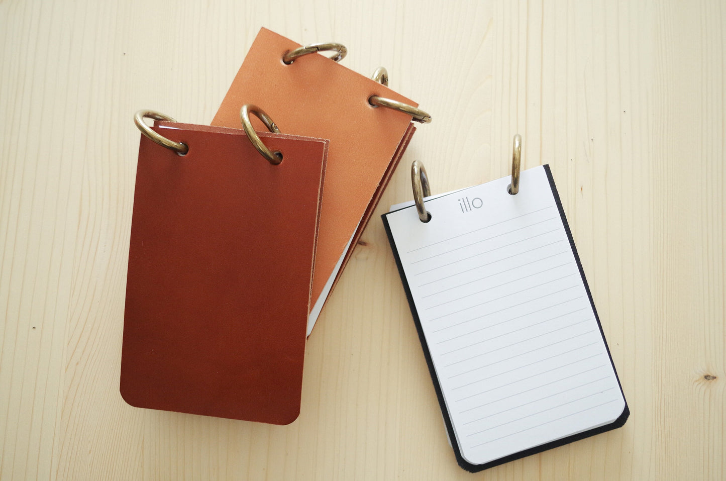 Refillable Reporter Notebook, Russet