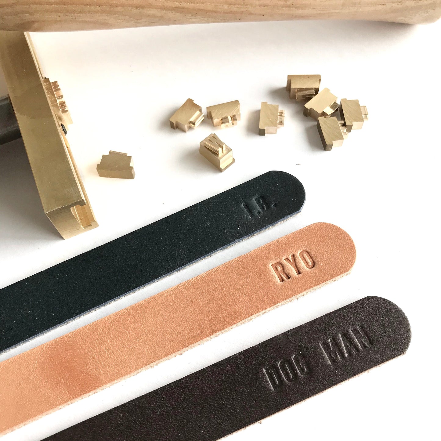 Personalized Leather Bookmark