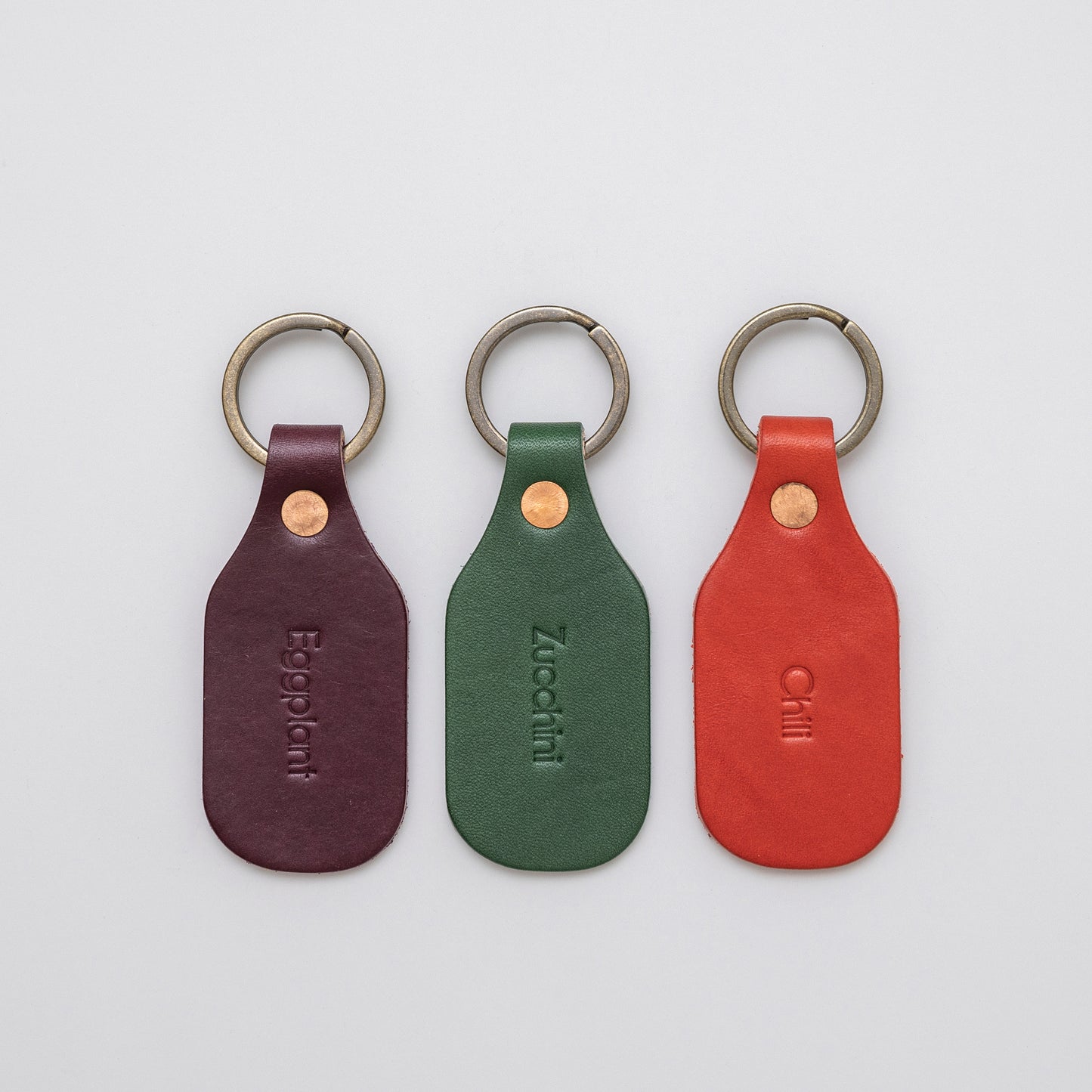 Personalized Leather Key Tag