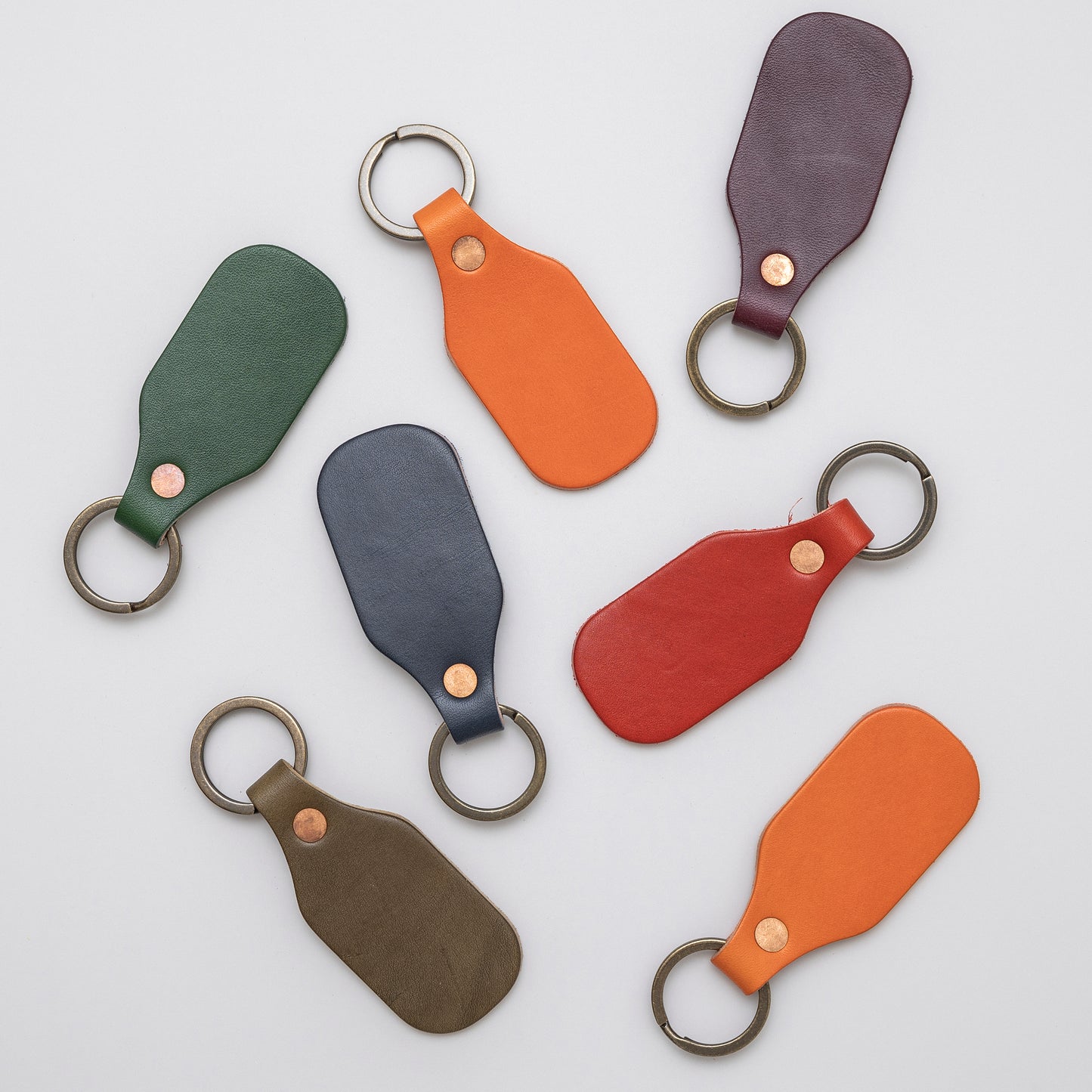 Personalized Leather Key Tag
