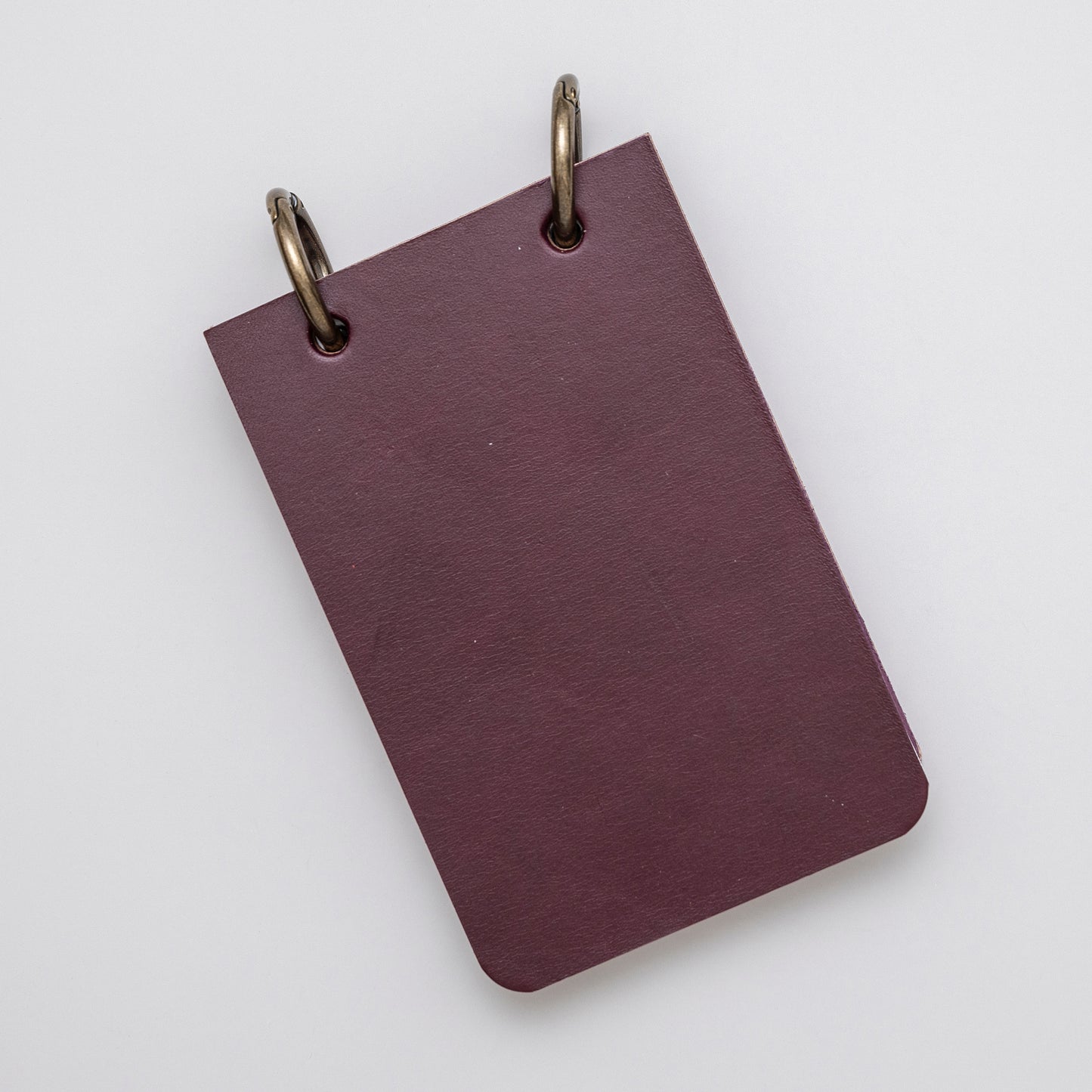 Refillable Reporter Notebook, Eggplant