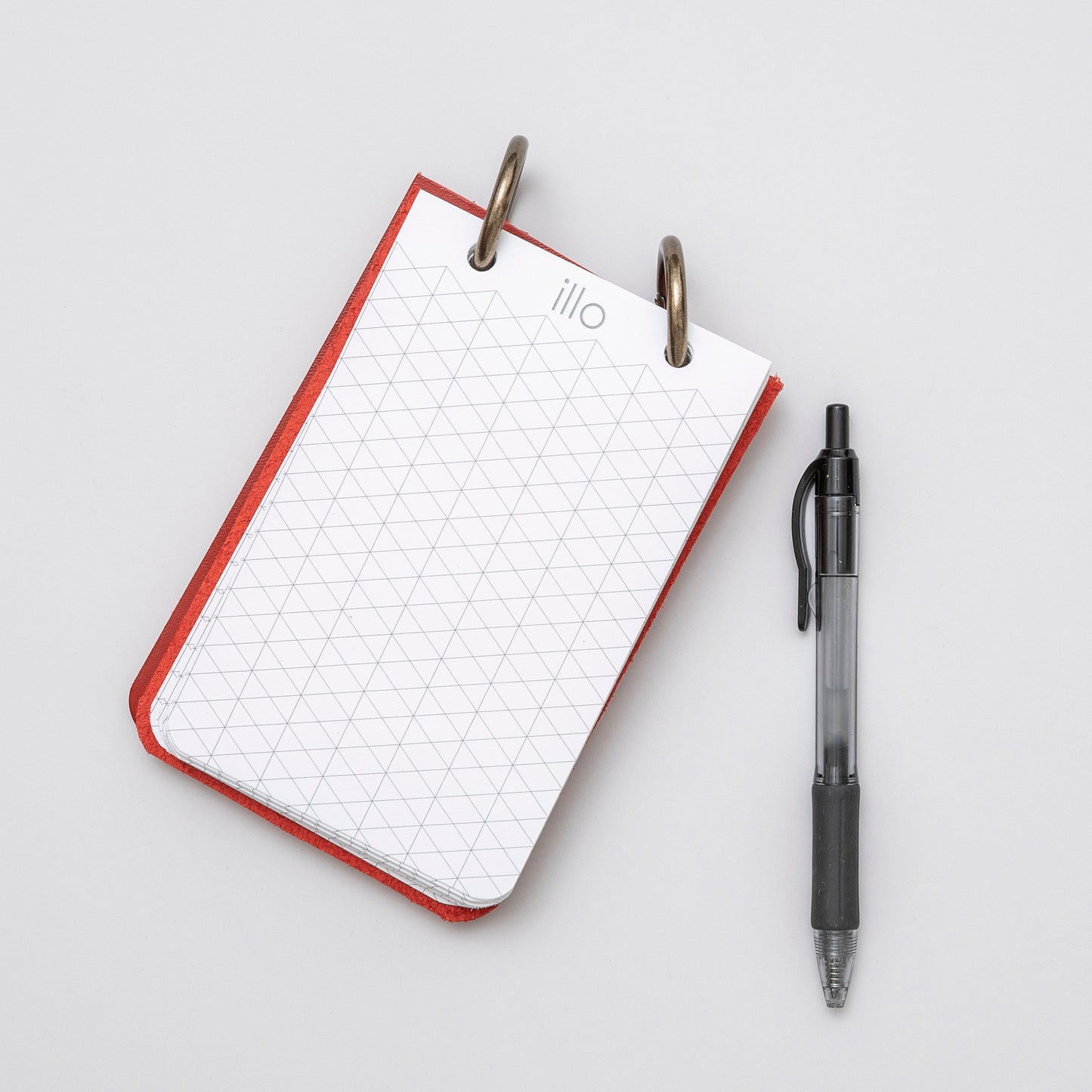 Refillable Reporter Notebook, Chili