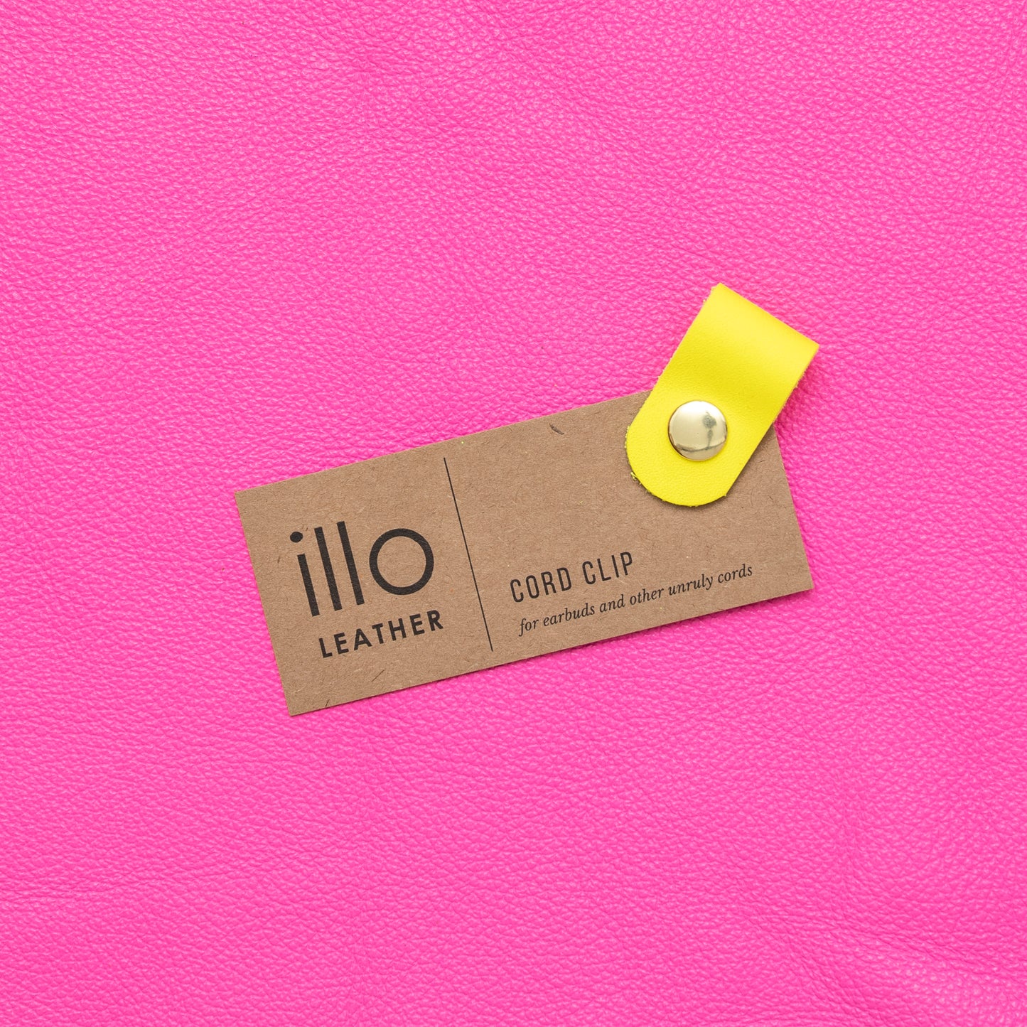 Cord Clip in Neon Yellow