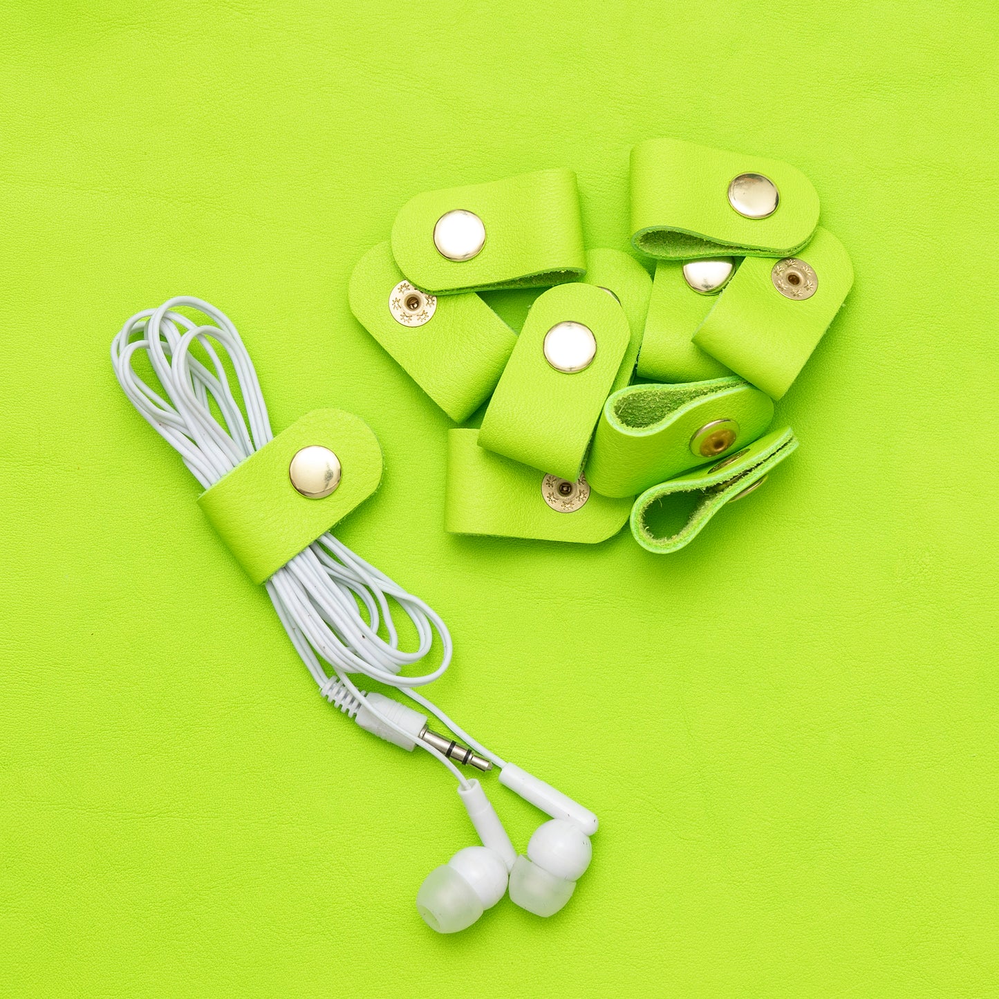 Cord Clip in Neon Green