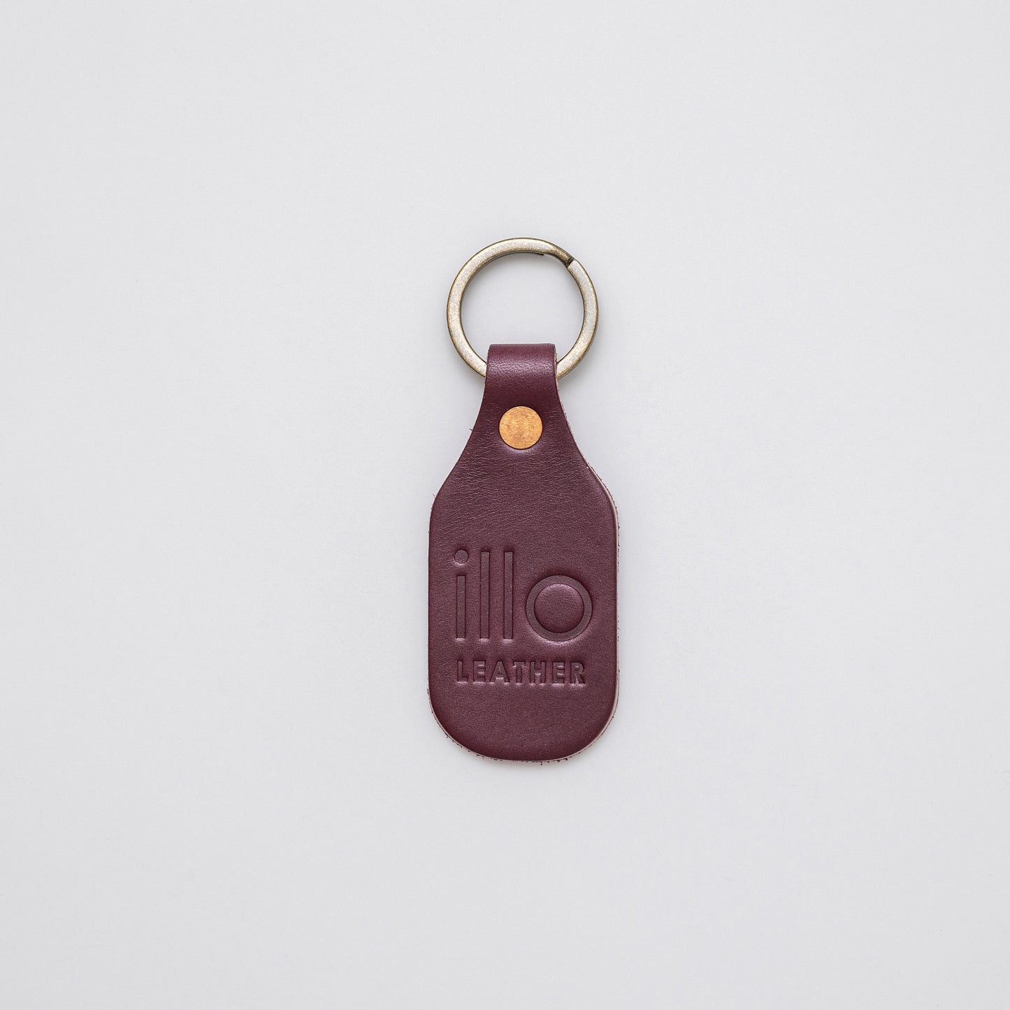 Personalized Leather Key Tag
