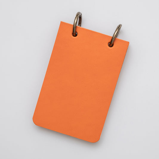 Refillable Reporter Notebook, Carrot