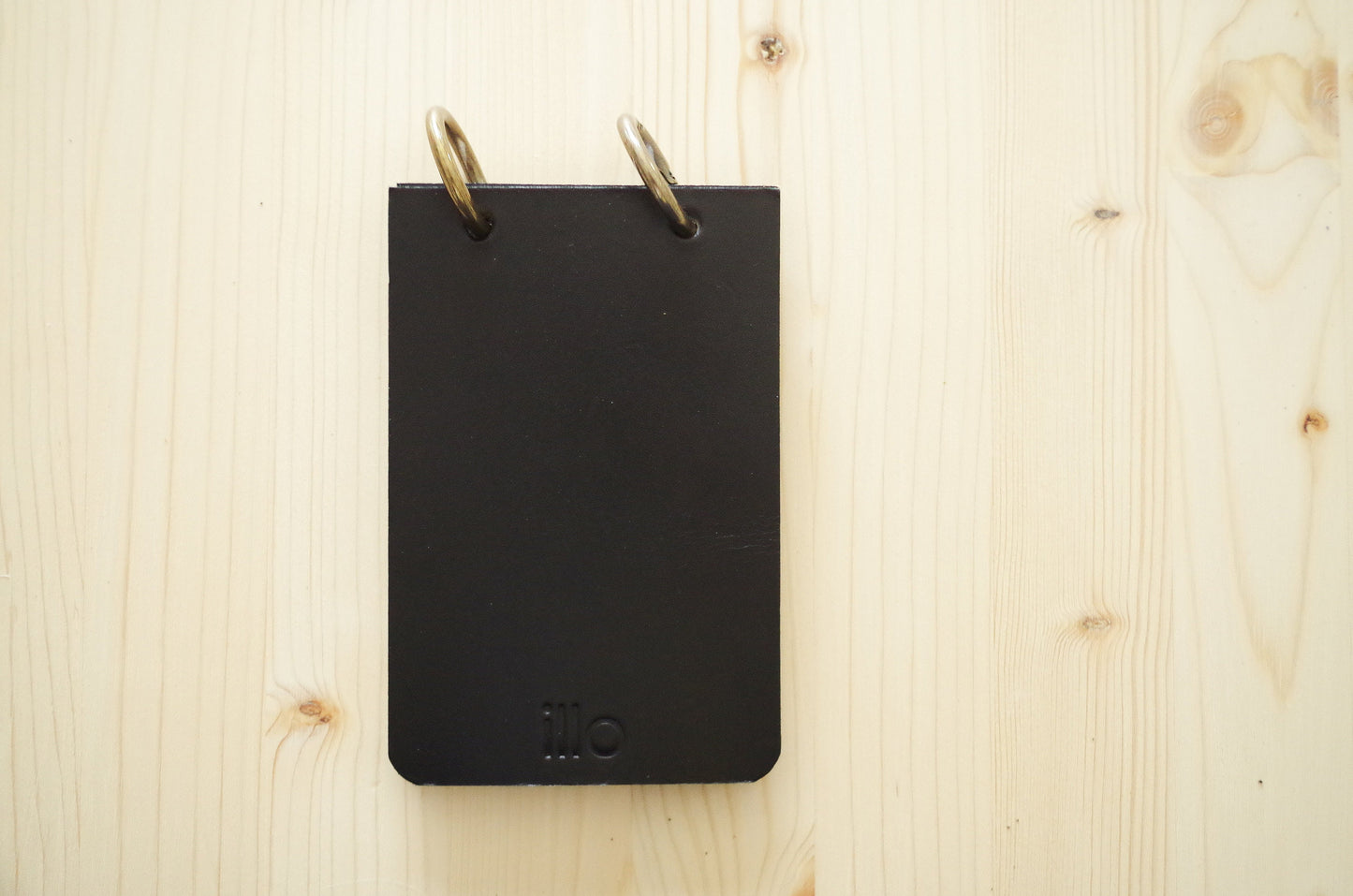 Refillable Reporter Notebook, Black