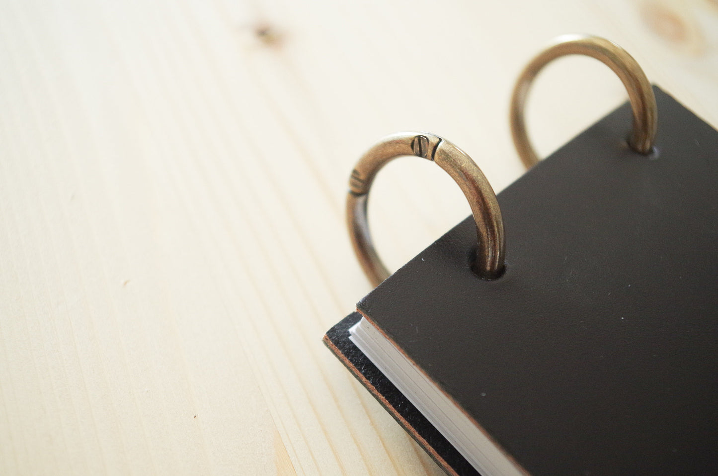 Refillable Reporter Notebook, Black