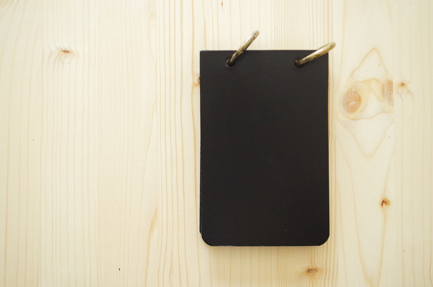 Refillable Reporter Notebook, Black