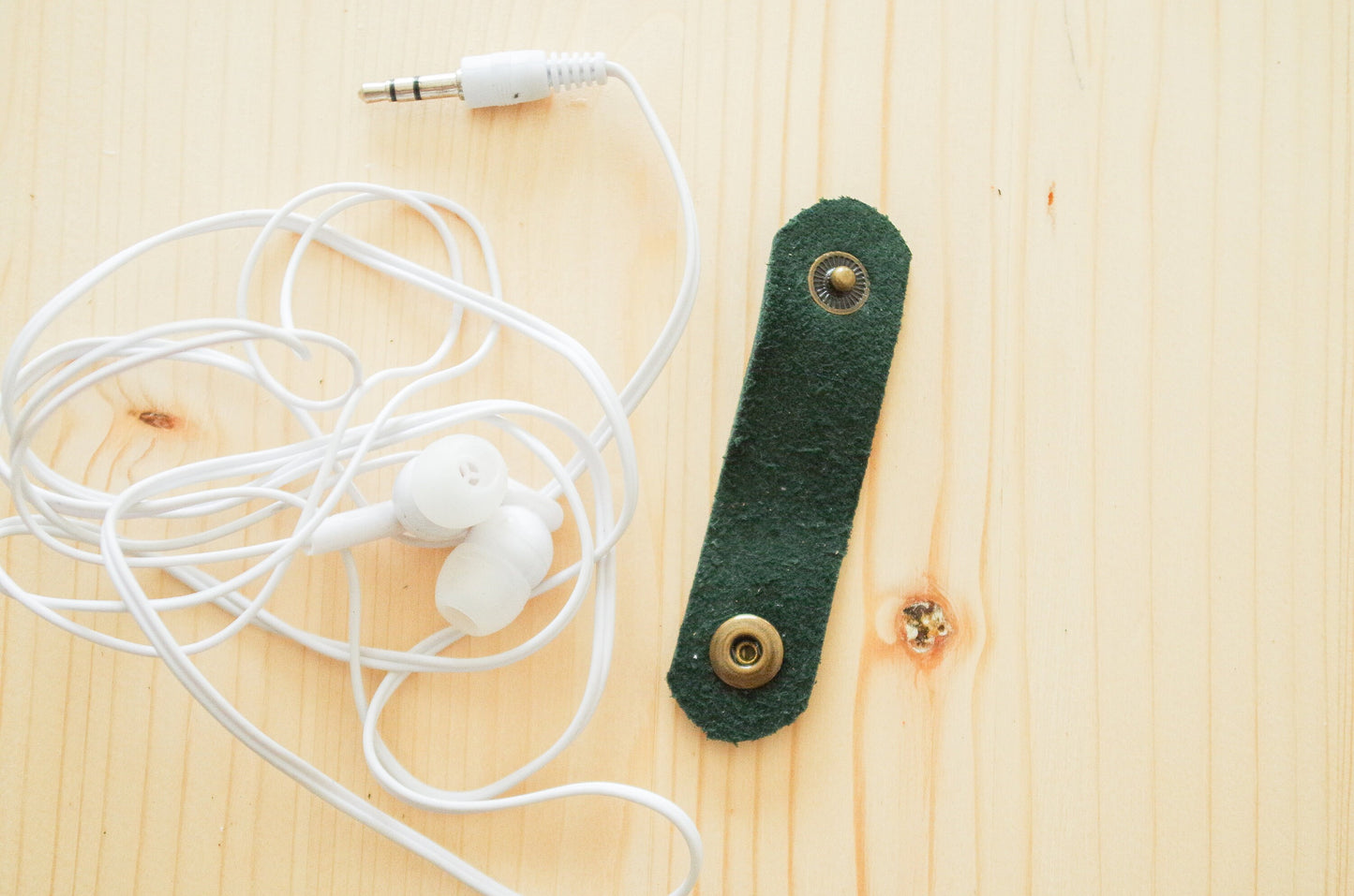 Cord Clip in Dark Green