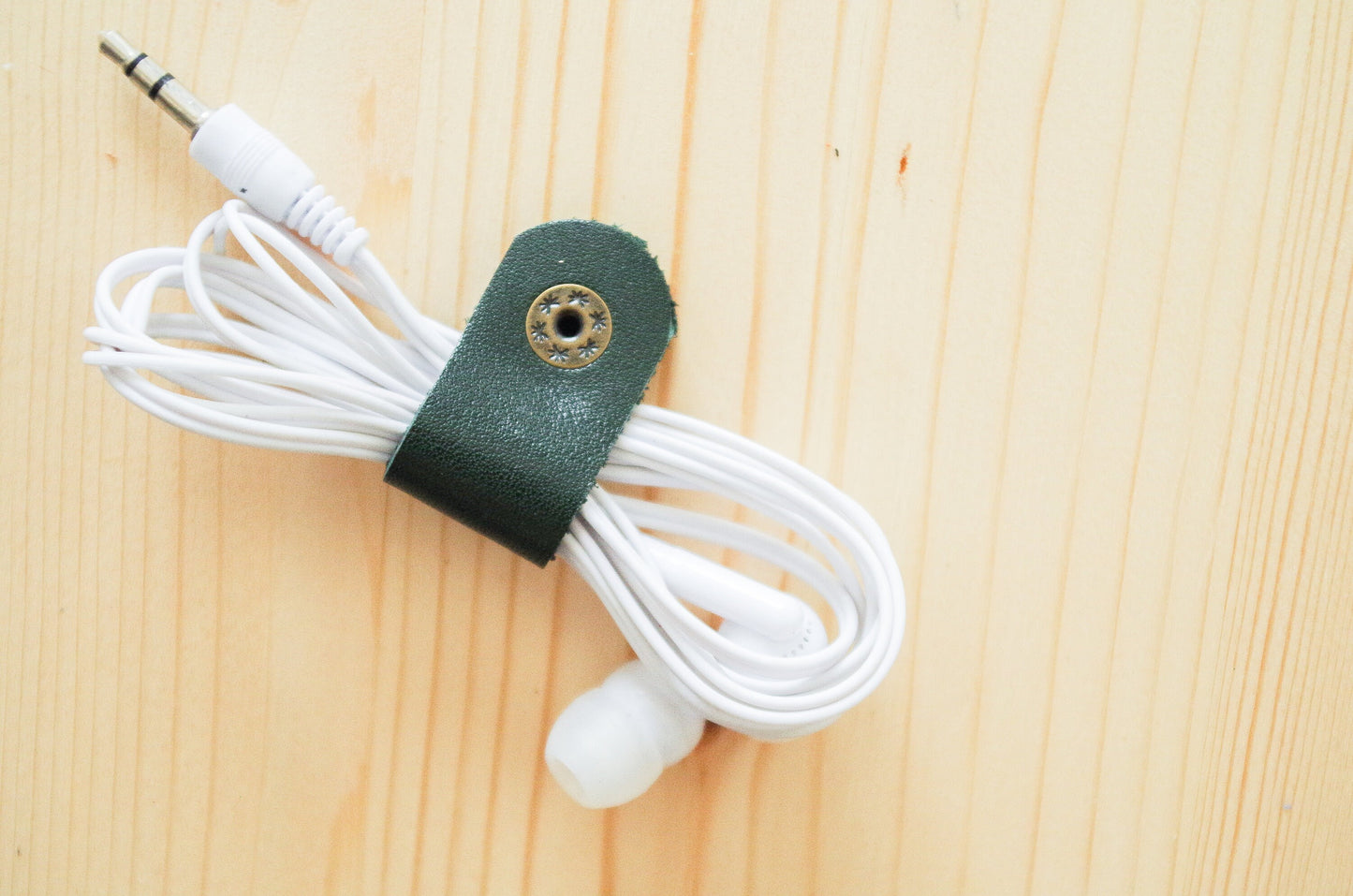 Cord Clip in Dark Green